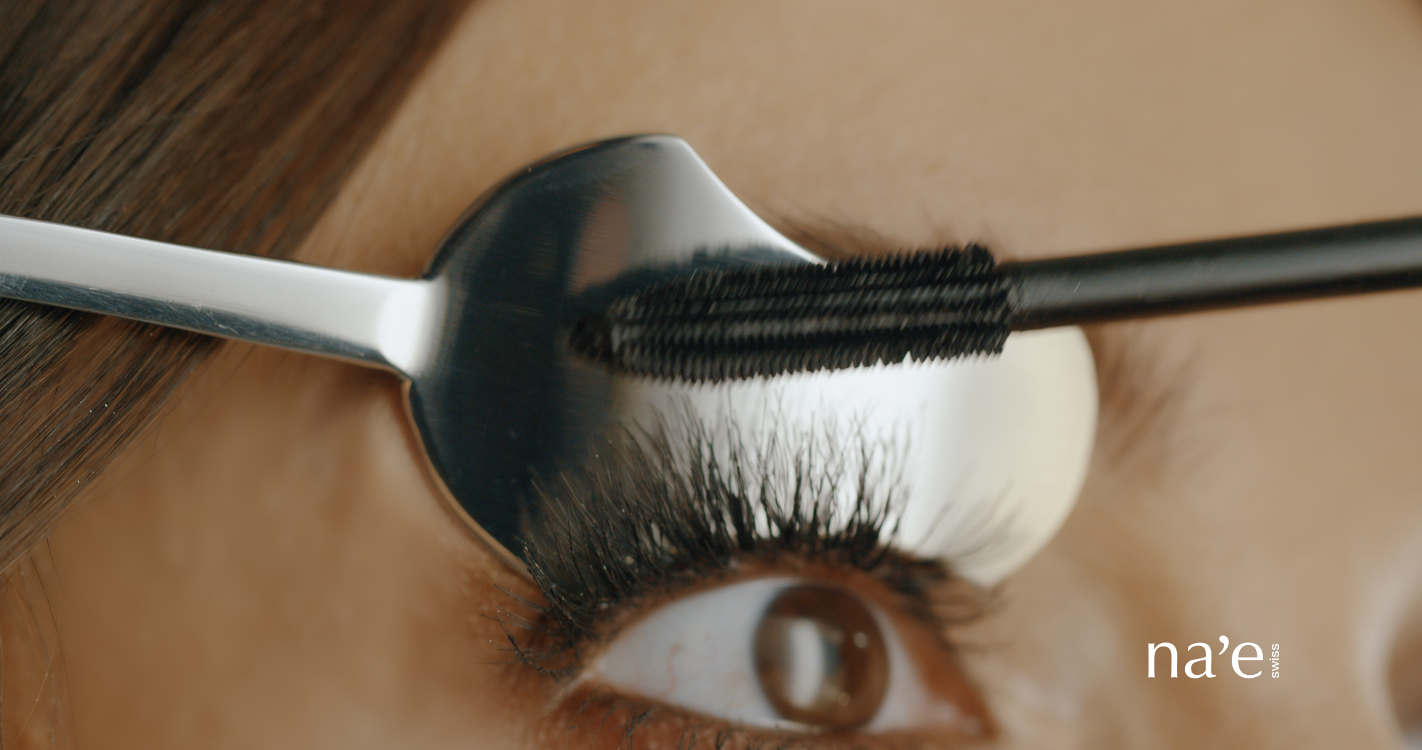 na'e Eyelash Spoon mit Edelstahlgriff neu